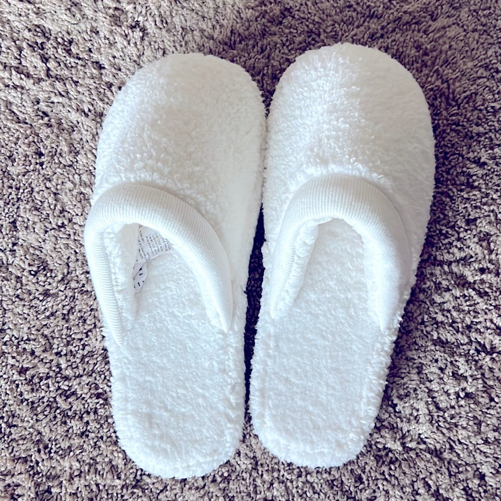 Pottery Barn Sherpa Slippers